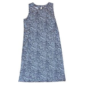 Ripskirt Hawaii Navy and White Floral Sleeveless Maxi